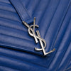 Saint Laurent Medium Chevron Sheepskin Monogram College Satchel Secondhand