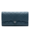 Chanel CC Lambskin Classic Long Flap Wallet Secondhand