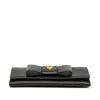 Prada Saffiano Lux Bow Continental Wallet Secondhand