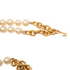 Chanel CC Gold Plated and Faux Pearls Chain Belt Secondhand