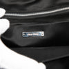 Miu Miu Leather Trimmed Crystal Embellished Matelasse Nylon Backpack Secondhand