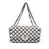 Chanel Jumbo Calfskin Canebiers Net Flap Secondhand