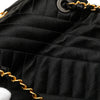 Chanel Mini Square Diagonal Quilted Satin Single Flap Secondhand