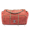 Secondhand Chanel Laser Cut Fringe Suede Flap Bag