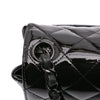 Chanel Mini Square Classic Patent So Black Single Flap Secondhand
