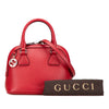 Gucci Mini Leather GG Charm Dome Satchel Secondhand