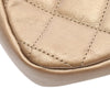 Chanel Medium Quilted Metallic Lambskin CC Crown Flap Secondhand