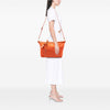 Secondhand Prada Saffiano Trimmed Tessuto Zip Top Convertible Tote
