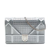 Dior Metallic Patent Microcannage Diorama Wallet on Chain Secondhand