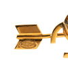 Chanel CC Gold Plated Arrow Pin Brooch Secondhand