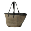 Saint Laurent Medium Raffia Panier Basket Shopper Tote Secondhand