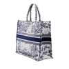 Secondhand Dior Large Canvas Embroidered Around The World Book Tote