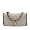 Chanel CC Quilted Lambskin Tweedy Flap Color Secondhand