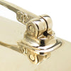 Chanel Gold Plated Logo Plate Brooch Secondhand