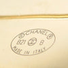 Chanel Gold Plated Logo Plate Brooch Secondhand