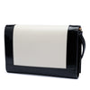 Secondhand Saint Laurent Brushed Leather Trimmed Lambskin Cassandre Flap Pouch