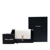 Secondhand Saint Laurent Brushed Leather Trimmed Lambskin Cassandre Flap Pouch