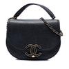 Chanel Small Shiny Calfskin and Quilted Goatskin Coco Curve Flap Secondhand