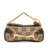 Gucci Mini GG Canvas Horsebit Chain Coin Pouch Secondhand