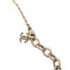 Chanel Gold Plated Enamel and Strass Pendant Necklace Secondhand