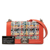 Chanel Medium Tweed and Lambskin Boy Flap Secondhand