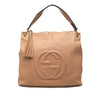 Gucci Large Pebbled Calfskin Soho Convertible Hobo Secondhand