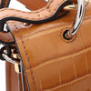 Chloé Crocodile Embossed Aby Satchel Secondhand