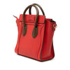 Celine Nano Bicolor Leather Luggage Tote Secondhand
