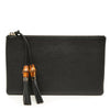 Gucci Calfskin Bamboo Clutch Secondhand