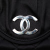 Chanel Small CC Quilted Satin Half Moon Clutch Secondhand