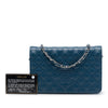 Chanel CC Embossed Lambskin Diamond Wallet On Chain Secondhand