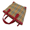 Burberry Haymarket Check Canvas Tote Secondhand
