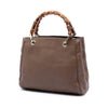 Gucci Small Calfskin Bamboo Shopper Satchel Secondhand