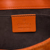 Gucci GG Canvas and Suede Nailhead Shoulder Bag Secondhand