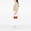Gucci GG Canvas and Suede Nailhead Shoulder Bag Secondhand
