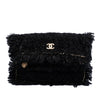 Chanel Paris Cosmopolite Tweed Fringe Clutch Secondhand