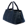 Prada Denim Canapa Logo Tote Secondhand
