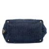Prada Denim Canapa Logo Tote Secondhand