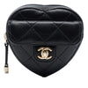 Chanel Lambskin CC In Love Heart Zipped Arm Coin Purse Secondhand