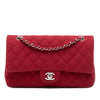 Chanel Medium Classic Jersey Double Flap Secondhand