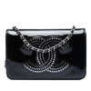 Chanel CC Patent Strass Embellished Wallet On Chain Secondhand