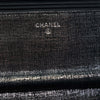Chanel CC Quilted Metallic Fabric Wallet On Chain Secondhand
