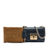 Gucci Small Guccissima Padlock Crossbody Secondhand