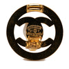 Chanel CC Gold Plated Turn Lock Round Clip On Earrings Secondhand