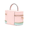 Versace Bicolor Leather Whipstitch La Medusa Vanity Case Secondhand
