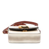 Chloé Mini Shaded Glossy Calfskin Lizard Embossed Trim C Satchel Secondhand