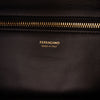 Ferragamo Leather Vara Plate Convertible Bowling Bag Secondhand
