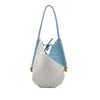 Bottega Veneta Small Nappa and Canvas Intrecciato Solstice Shoulder Bag Secondhand