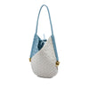 Bottega Veneta Small Nappa and Canvas Intrecciato Solstice Shoulder Bag Secondhand