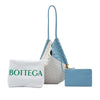 Bottega Veneta Small Nappa and Canvas Intrecciato Solstice Shoulder Bag Secondhand